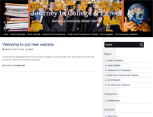 Tablet Screenshot of college.zacharyhigh.org
