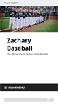 Mobile Screenshot of baseball.zacharyhigh.org
