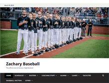 Tablet Screenshot of baseball.zacharyhigh.org